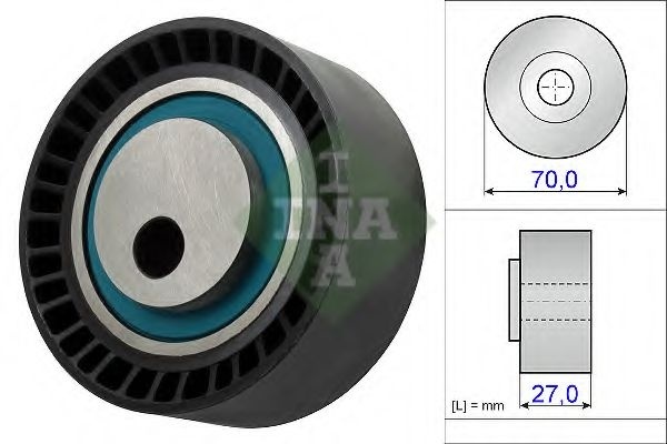 Rola intinzator,curea transmisie PEUGEOT 807 (E) (2002 - 2016) INA 531 0148 10 piesa NOUA