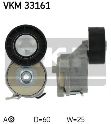 Rola intinzator,curea transmisie PEUGEOT EXPERT platou / sasiu (2007 - 2016) SKF VKM 33161 piesa NOUA