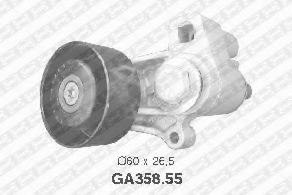 Rola intinzator,curea transmisie PEUGEOT EXPERT (224) (1995 - 2016) SNR GA358.55 piesa NOUA