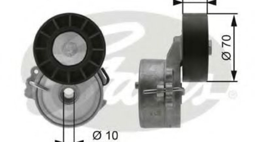 Rola intinzator,curea transmisie PEUGEOT EXPERT (224) (1995 - 2016) GATES T38392 piesa NOUA