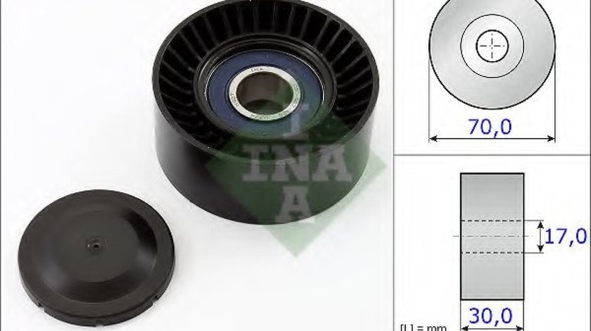 Rola intinzator,curea transmisie PORSCHE CAYENNE (9PA, 955) (2002 - 2010) INA 531 0873 10 piesa NOUA