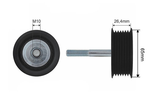 ROLA INTINZATOR CUREA TRANSMISIE, PORSCHE PANAMERA 09-, CAYENNE 02-10