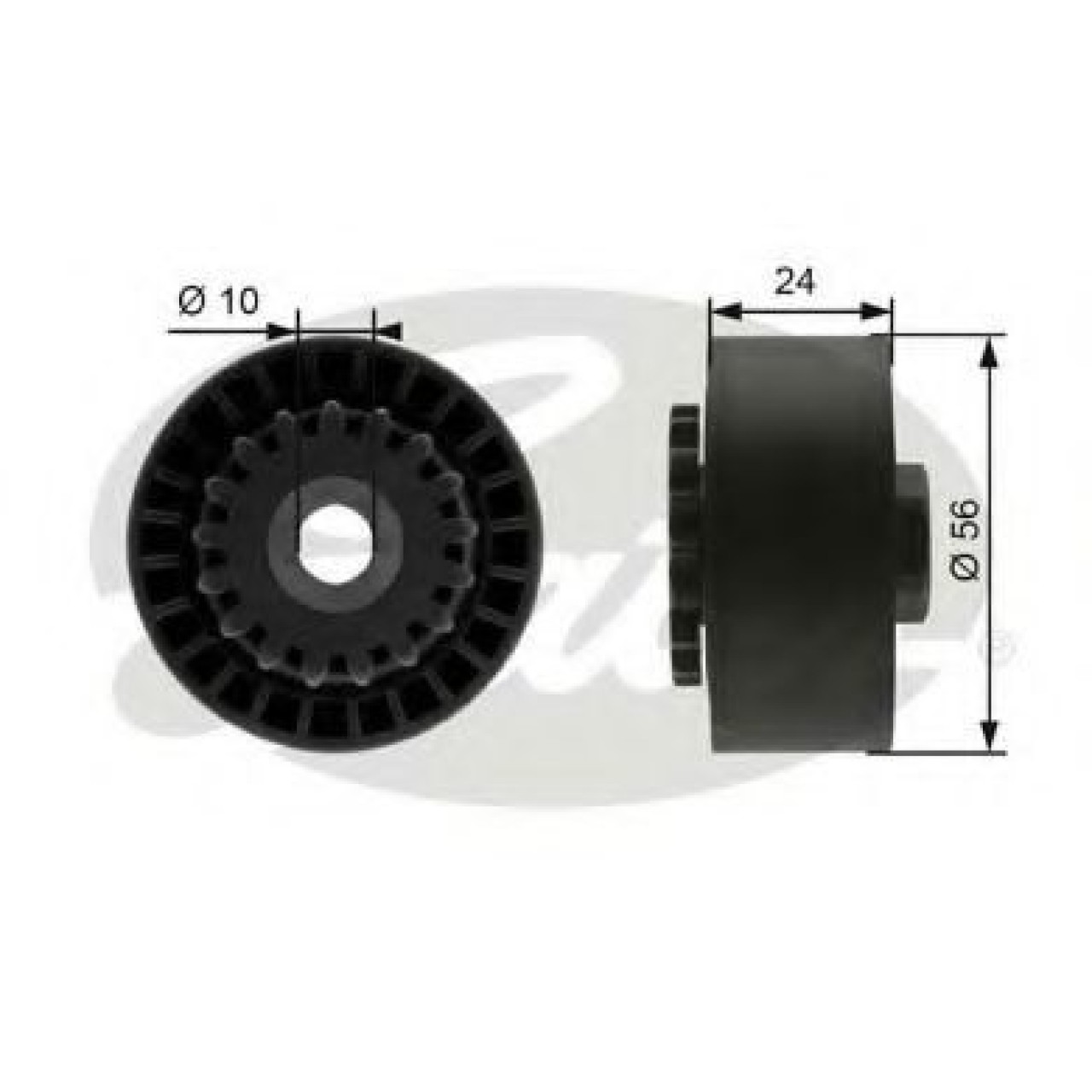 Rola intinzator,curea transmisie RENAULT CLIO I (B/C57, 5/357) (1990 - 1998) GATES T39056 piesa NOUA