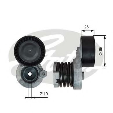 Rola intinzator,curea transmisie RENAULT CLIO IV Grandtour (2013 - 2016) GATES T39340 piesa NOUA