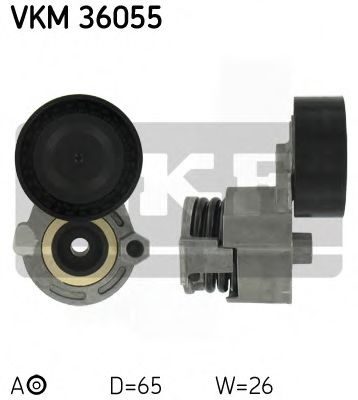 Rola intinzator,curea transmisie RENAULT GRAND SCENIC III (JZ0/1) (2009 - 2016) SKF VKM 36055 piesa NOUA
