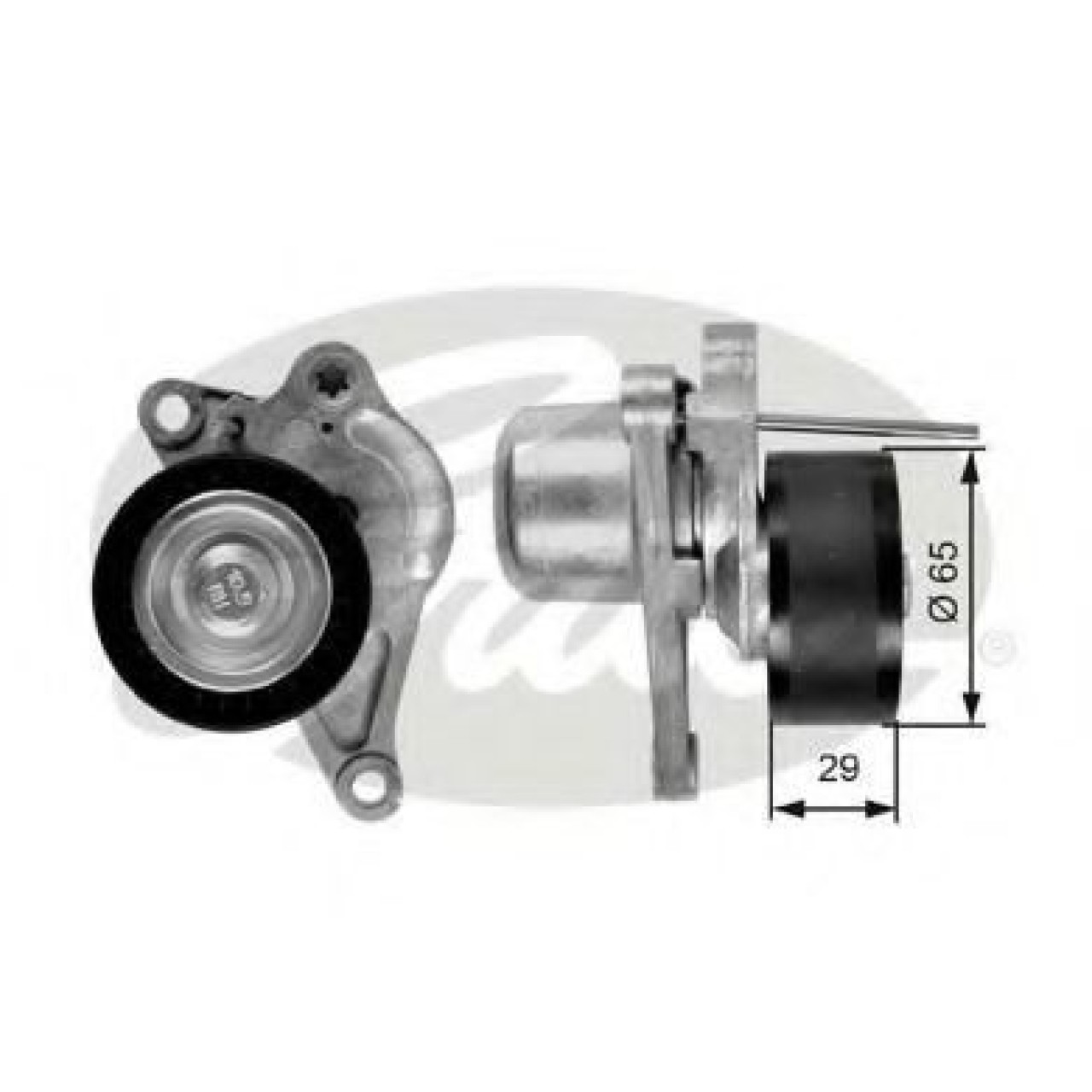 Rola intinzator,curea transmisie RENAULT GRAND SCENIC II (JM0/1) (2004 - 2016) GATES T38311 piesa NOUA
