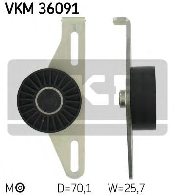 Rola intinzator,curea transmisie RENAULT KANGOO Express (FC0/1) (1997 - 2007) SKF VKM 36091 piesa NOUA