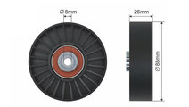 ROLA INTINZATOR CUREA TRANSMISIE, RENAULT LAGUNA I...