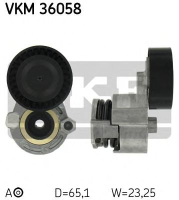 Rola intinzator,curea transmisie RENAULT SYMBOL I (LB0/1/2) (1998 - 2008) SKF VKM 36058 piesa NOUA