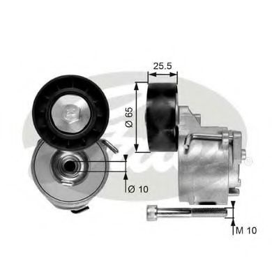 Rola intinzator,curea transmisie SAAB 9-3 Cabriolet (YS3F) (2003 - 2016) GATES T39017 piesa NOUA
