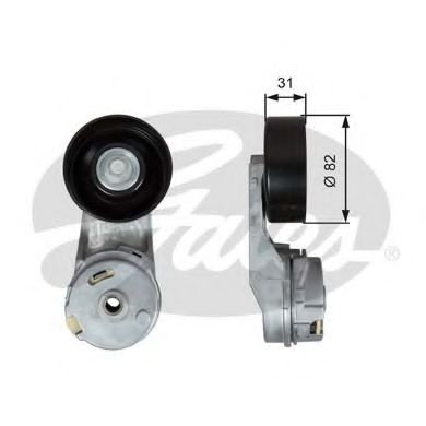Rola intinzator,curea transmisie SAAB 9-5 (YS3G) (2010 - 2012) GATES T39288 piesa NOUA
