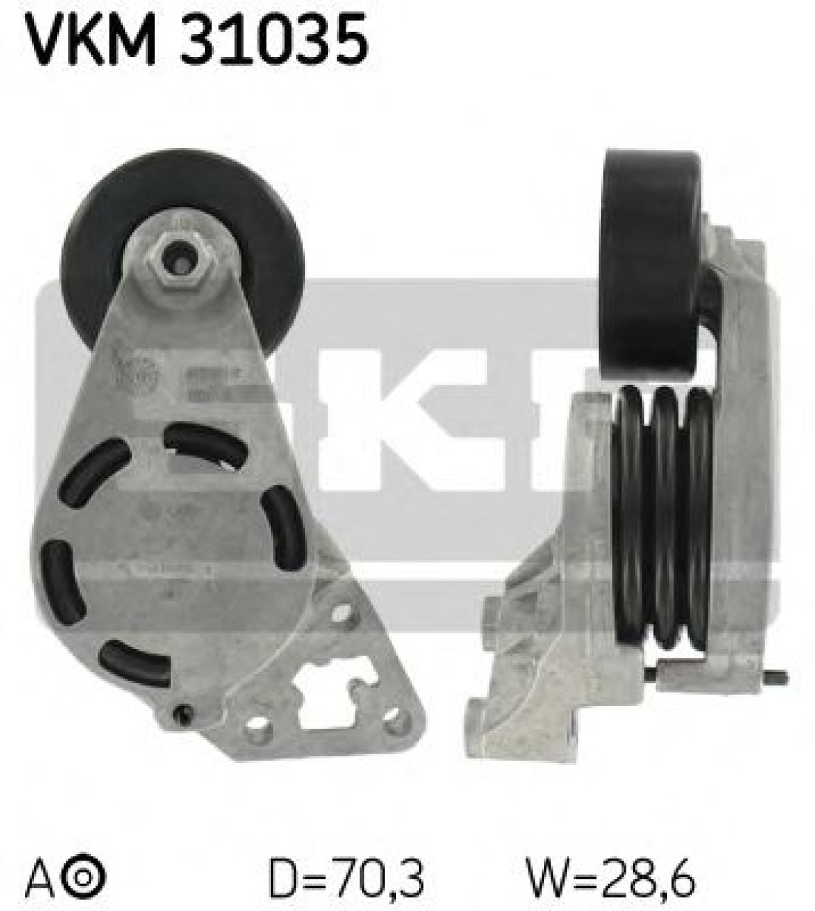 Rola intinzator,curea transmisie SEAT CORDOBA (6L2) (2002 - 2009) SKF VKM 31035 piesa NOUA