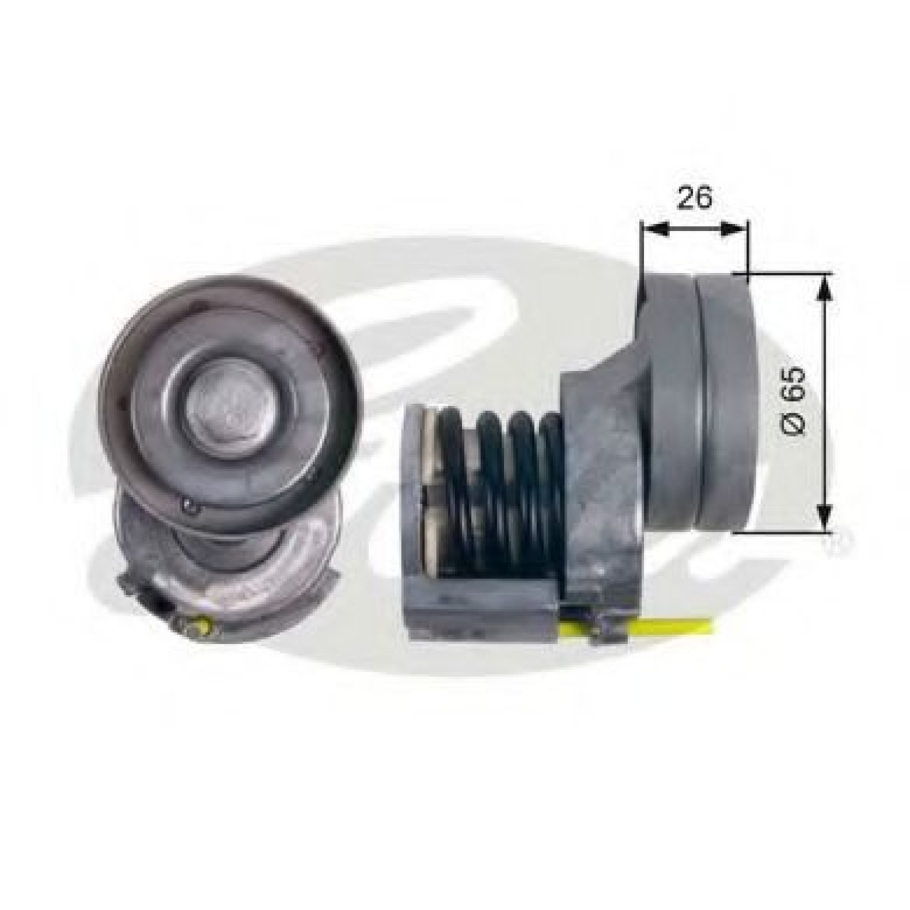 Rola intinzator,curea transmisie SEAT IBIZA V SPORTCOUPE (6J1, 6P5) (2008 - 2016) GATES T39023 piesa NOUA