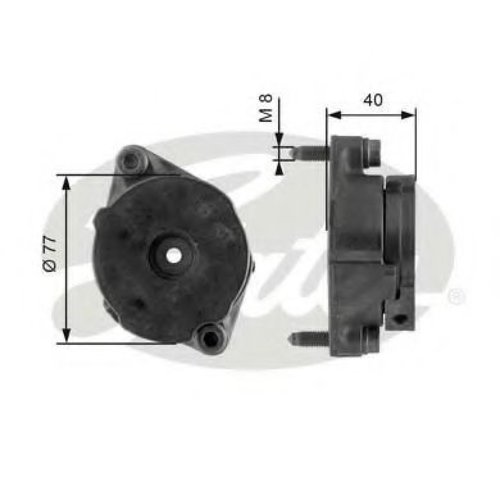 Rola intinzator,curea transmisie SEAT TOLEDO I (1L) (1991 - 1999) GATES T38345 piesa NOUA