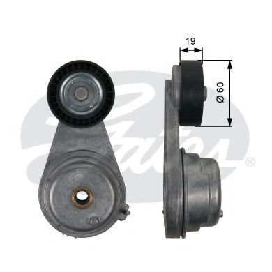 Rola intinzator,curea transmisie SMART FORTWO Cupe (451) (2007 - 2016) GATES T39190 piesa NOUA