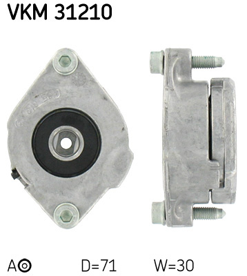 Rola intinzator,curea transmisie spate (VKM31210 SKF) SEAT,VW