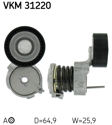 Rola intinzator,curea transmisie stanga (VKM31220 SKF) SEAT,SKODA,VW