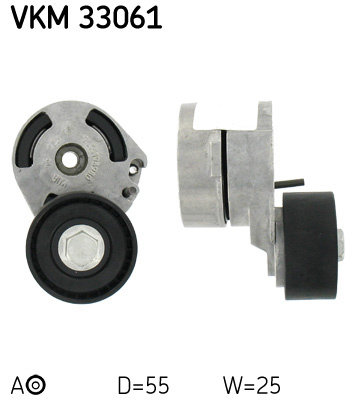Rola intinzator,curea transmisie stanga (VKM33061 SKF) Citroen,FORD,MAZDA,PEUGEOT