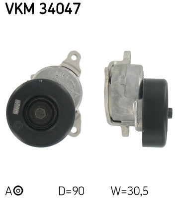 Rola intinzator,curea transmisie stanga (VKM34047 SKF) FORD