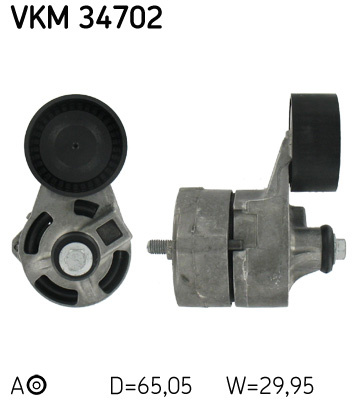 Rola intinzator,curea transmisie stanga (VKM34702 SKF) FORD