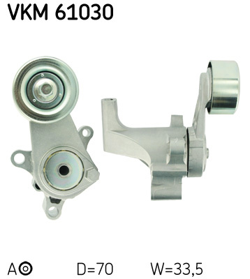 Rola intinzator,curea transmisie stanga (VKM61030 SKF) TOYOTA
