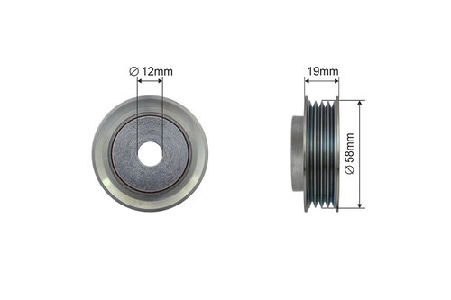 ROLA INTINZATOR CUREA TRANSMISIE, SUBARU JUSTY III; SUZUKI IGNIS I, IGNIS II, JIMNY, SAMURAI, SWIFT ...