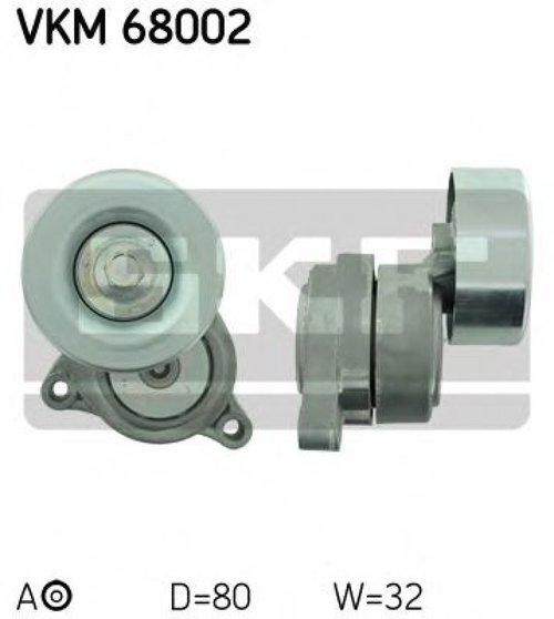 Rola intinzator,curea transmisie SUBARU LEGACY IV Combi (BL, BP, B13) (2003 - 2016) SKF VKM 68002 pi...