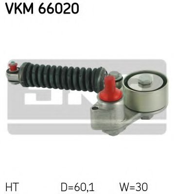 Rola intinzator,curea transmisie SUZUKI GRAND VITARA II (JT) (2005 - 2016) SKF VKM 66020 piesa NOUA