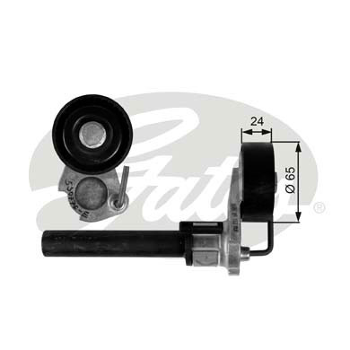 Rola intinzator,curea transmisie (T39087 GAT) AUDI,SEAT,SKODA,VW