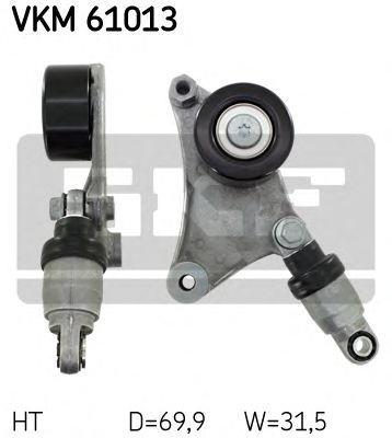 Rola intinzator,curea transmisie TOYOTA AVENSIS (T25) (2003 - 2008) SKF VKM 61013 piesa NOUA