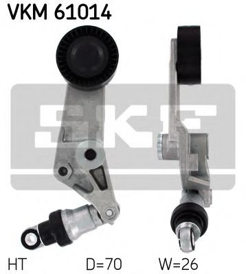 Rola intinzator,curea transmisie TOYOTA AVENSIS Liftback (T22) (1997 - 2003) SKF VKM 61014 piesa NOU...