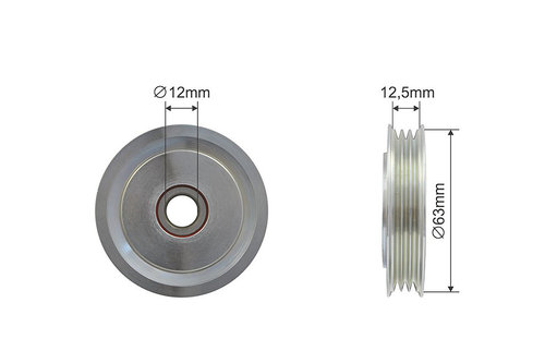 ROLA INTINZATOR CUREA TRANSMISIE, TOYOTA PRIUS, PROBOX / SUCCEED 1.5H 05.00-08.14