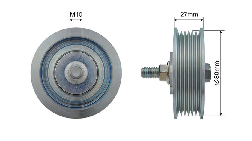 ROLA INTINZATOR CUREA TRANSMISIE, TOYOTA YARIS 1.0/1.3 04.99-11.10