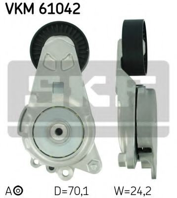 Rola intinzator,curea transmisie TOYOTA YARIS (P13) (2010 - 2016) SKF VKM 61042 piesa NOUA