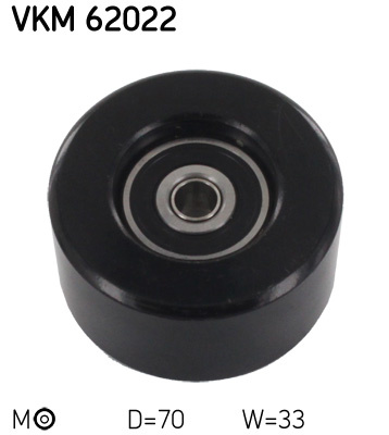 Rola intinzator,curea transmisie (VKM62022 SKF) NISSAN,RENAULT
