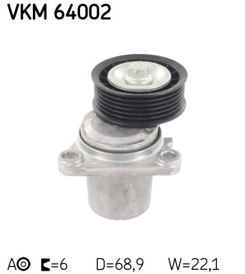 Rola intinzator,curea transmisie (VKM64002 SKF) MAZDA