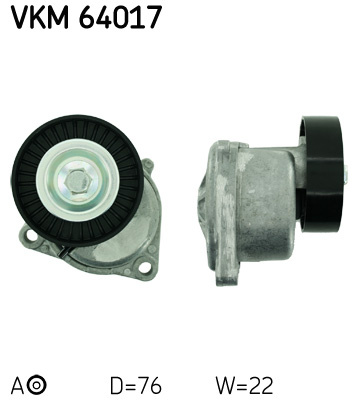 Rola intinzator,curea transmisie (VKM64017 SKF) KIA