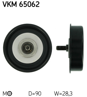 Rola intinzator,curea transmisie (VKM65062 SKF) CHERY,MITSUBISHI