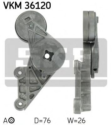 Rola intinzator,curea transmisie VOLVO V70 I (LV) (1996 - 2000) SKF VKM 36120 piesa NOUA