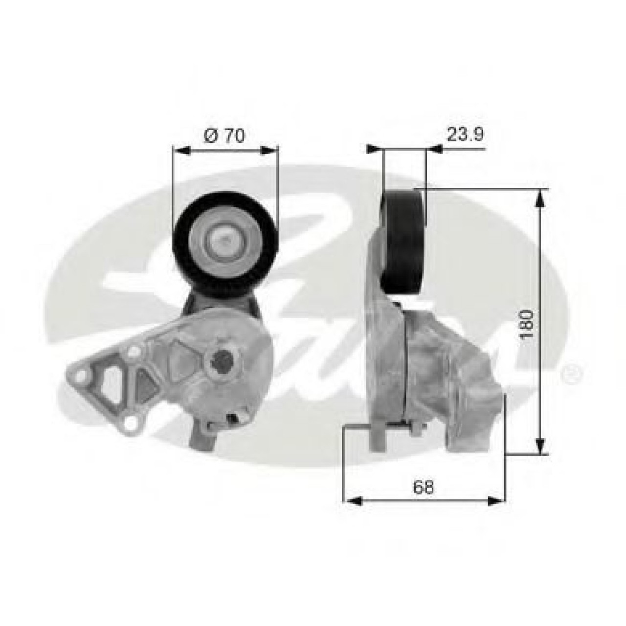 Rola intinzator,curea transmisie VW BORA Combi (1J6) (1999 - 2005) GATES T38307 piesa NOUA