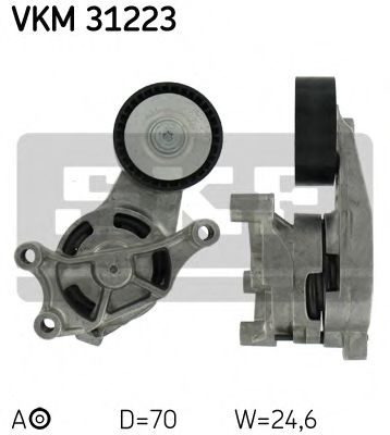 Rola intinzator,curea transmisie VW JETTA IV (162, 163) (2010 - 2016) SKF VKM 31223 piesa NOUA