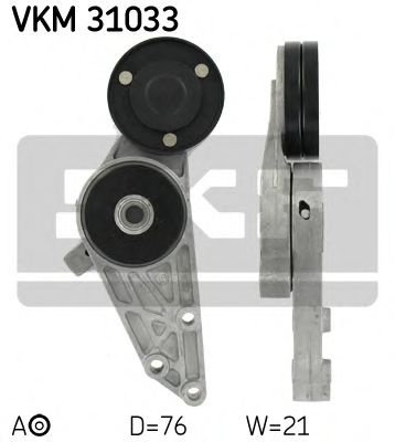 Rola intinzator,curea transmisie VW PASSAT (3B2) (1996 - 2001) SKF VKM 31033 piesa NOUA