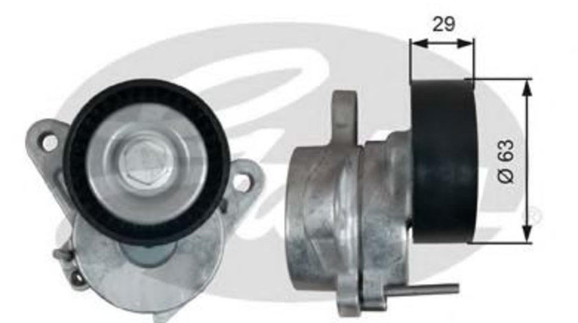 Rola intinzator,curea transmisie VW PASSAT (3G2) (2014 - 2016) GATES T39292 piesa NOUA