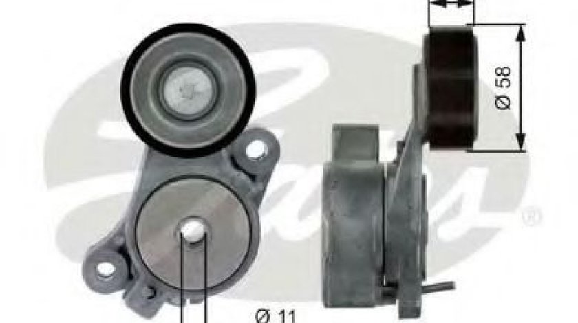 Rola intinzator,curea transmisie VW PASSAT CC (357) (2008 - 2012) GATES T39040 piesa NOUA