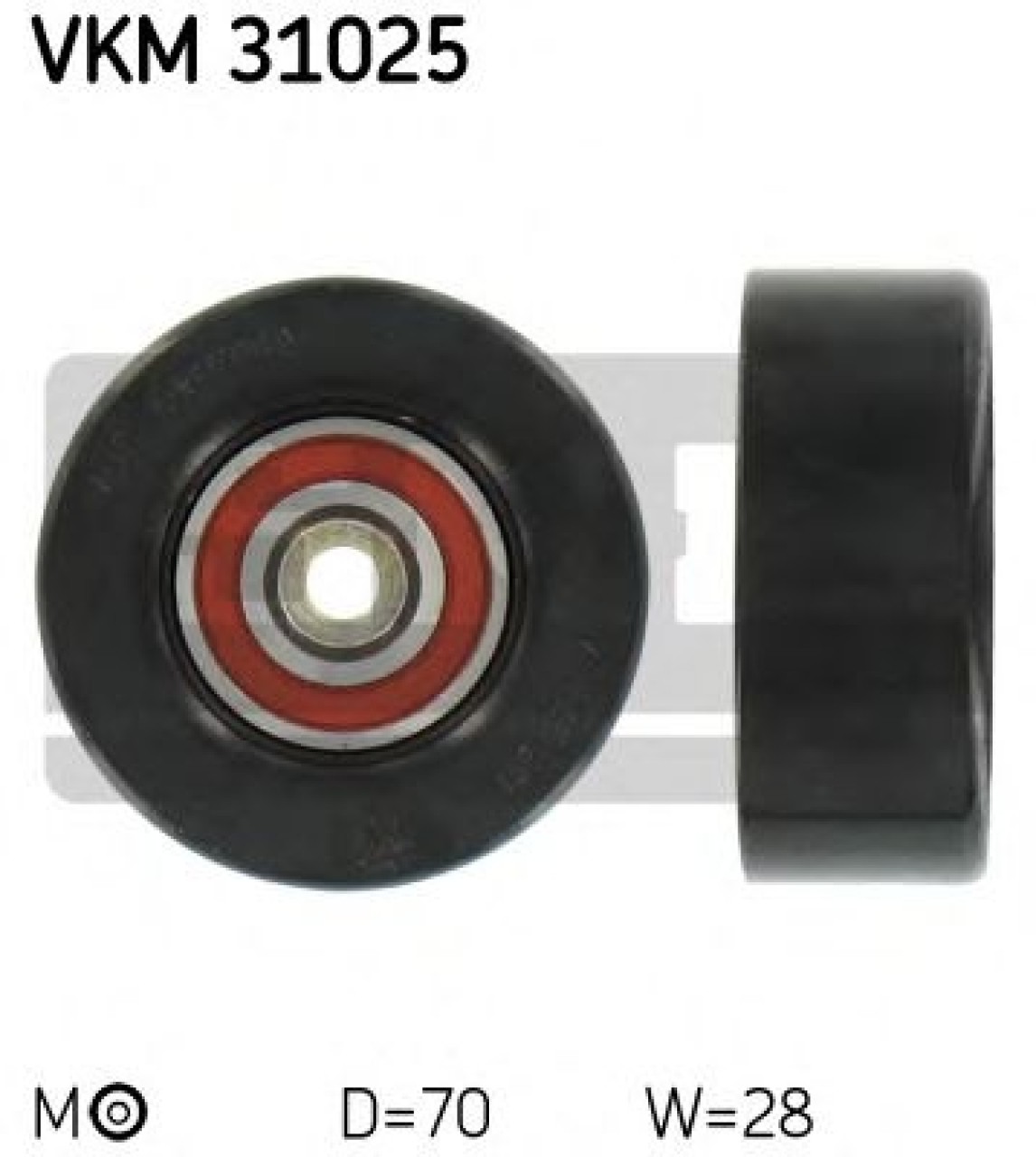 Rola intinzator,curea transmisie VW POLO (6N2) (1999 - 2001) SKF VKM 31025 piesa NOUA