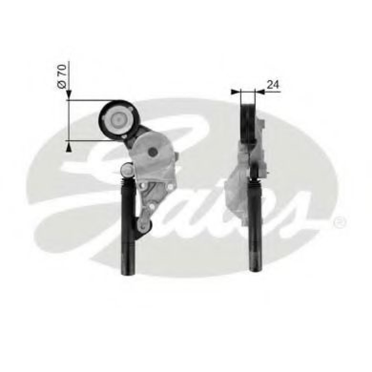 Rola intinzator,curea transmisie VW POLO Variant (6KV5) (1997 - 2001) GATES T38192 piesa NOUA