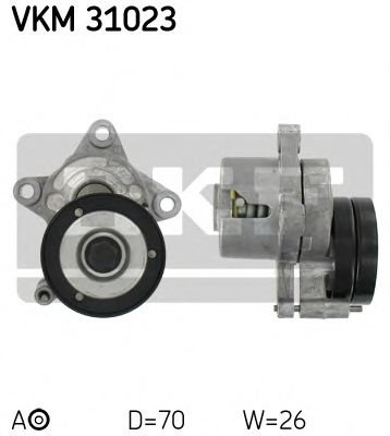 Rola intinzator,curea transmisie VW POLO Variant (6KV5) (1997 - 2001) SKF VKM 31023 piesa NOUA