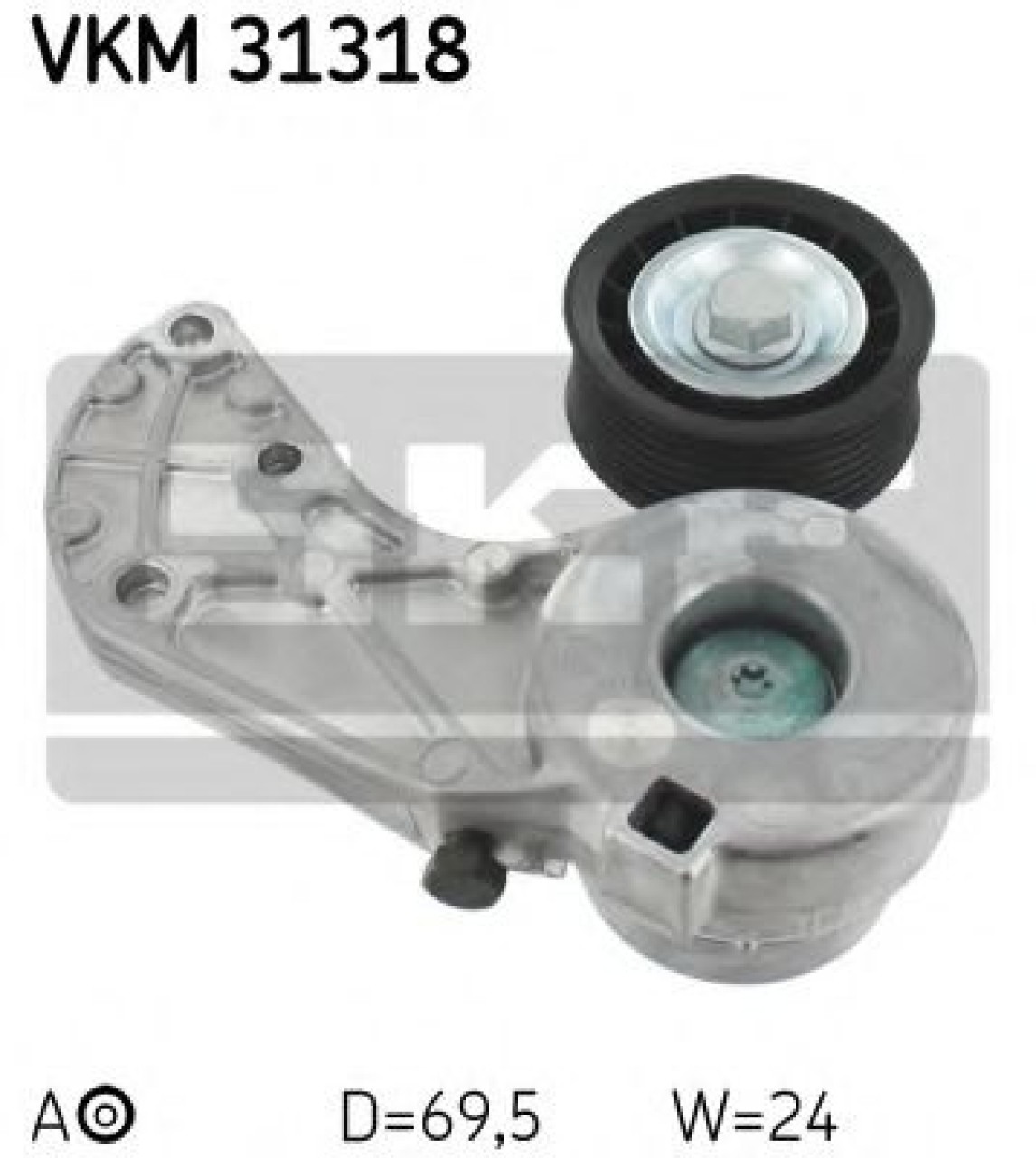Rola intinzator,curea transmisie VW TOUAREG (7LA, 7L6, 7L7) (2002 - 2010) SKF VKM 31318 piesa NOUA