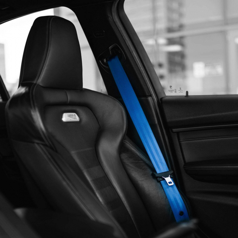 Rola Pentru Centura Auto Material Albastru