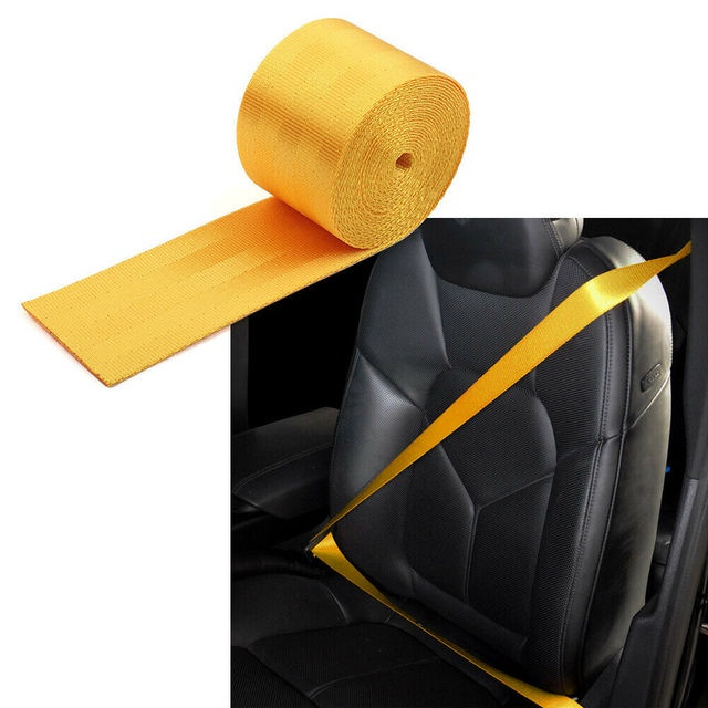 Rola Pentru Centura Auto Material Galben